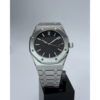 Custom Seiko Mod • Black No Logo AP Royal Oak • 42mm